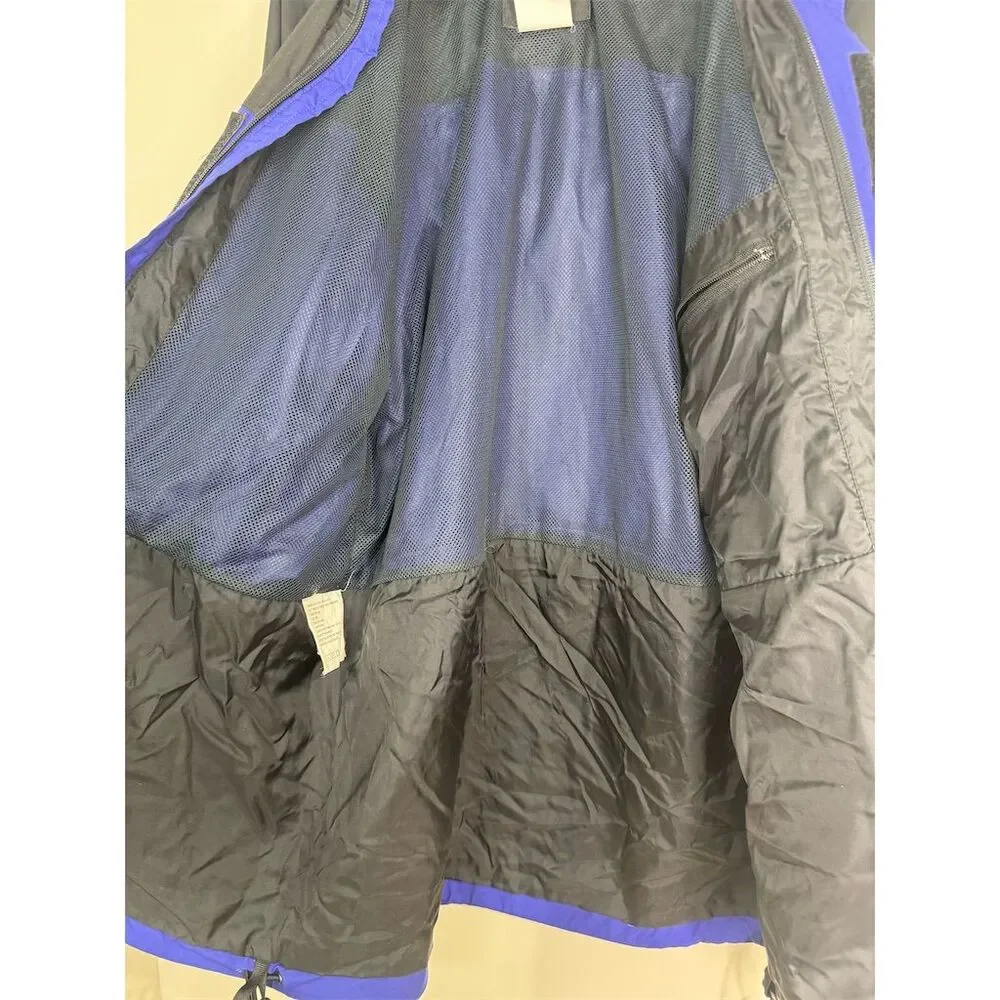 The North Face Men's XS Windbreaker Jacket Blue Hooded Casual
